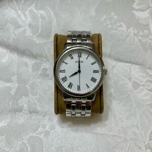 Guess Silver Timepiece with White Face